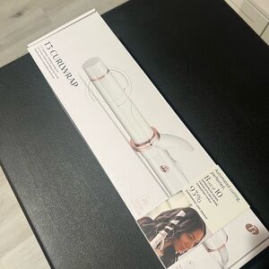 T3 Curlwrap White and Pink Styling Tool